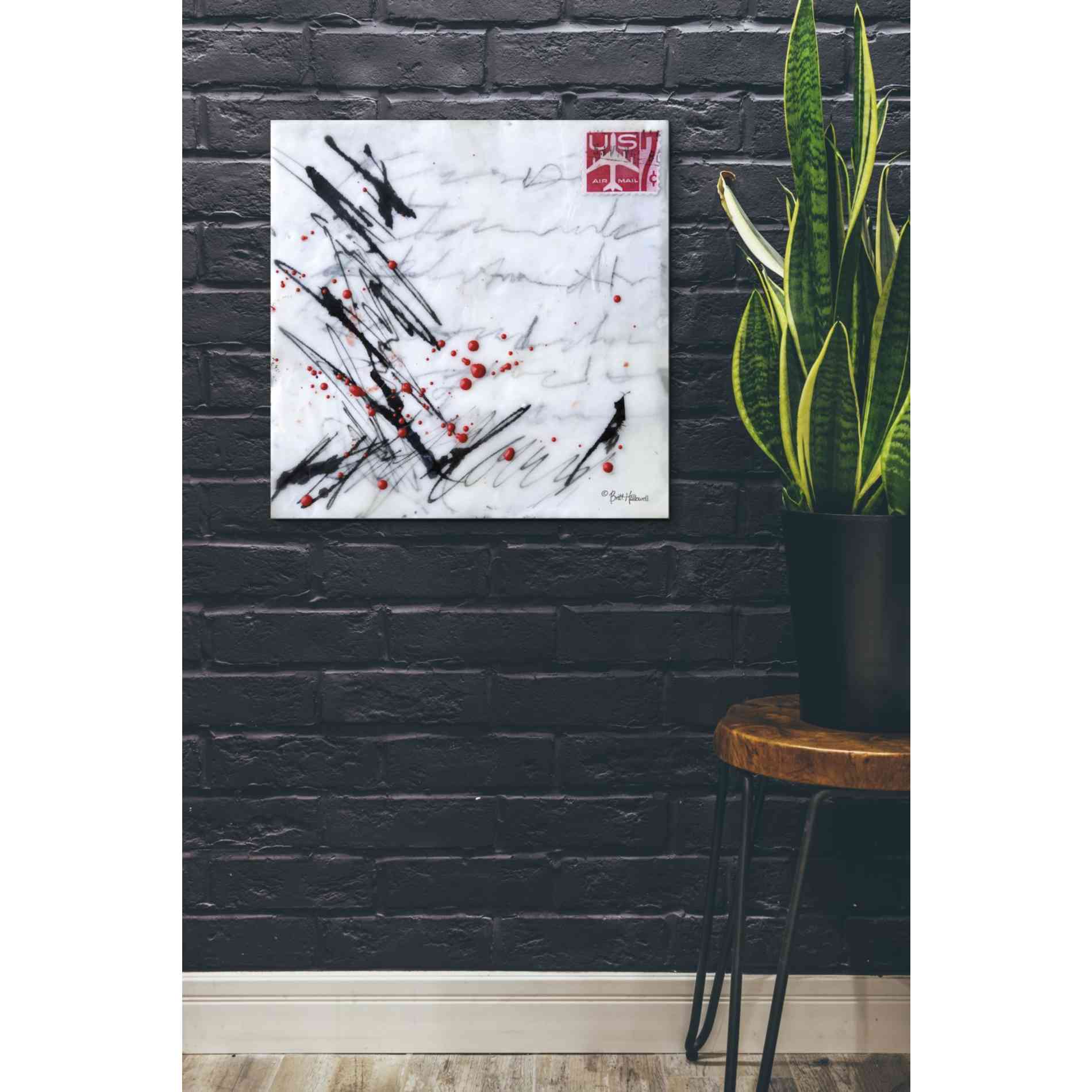 'Letters Home' by Britt Hallowell, Canvas Wall Art,26 x 26