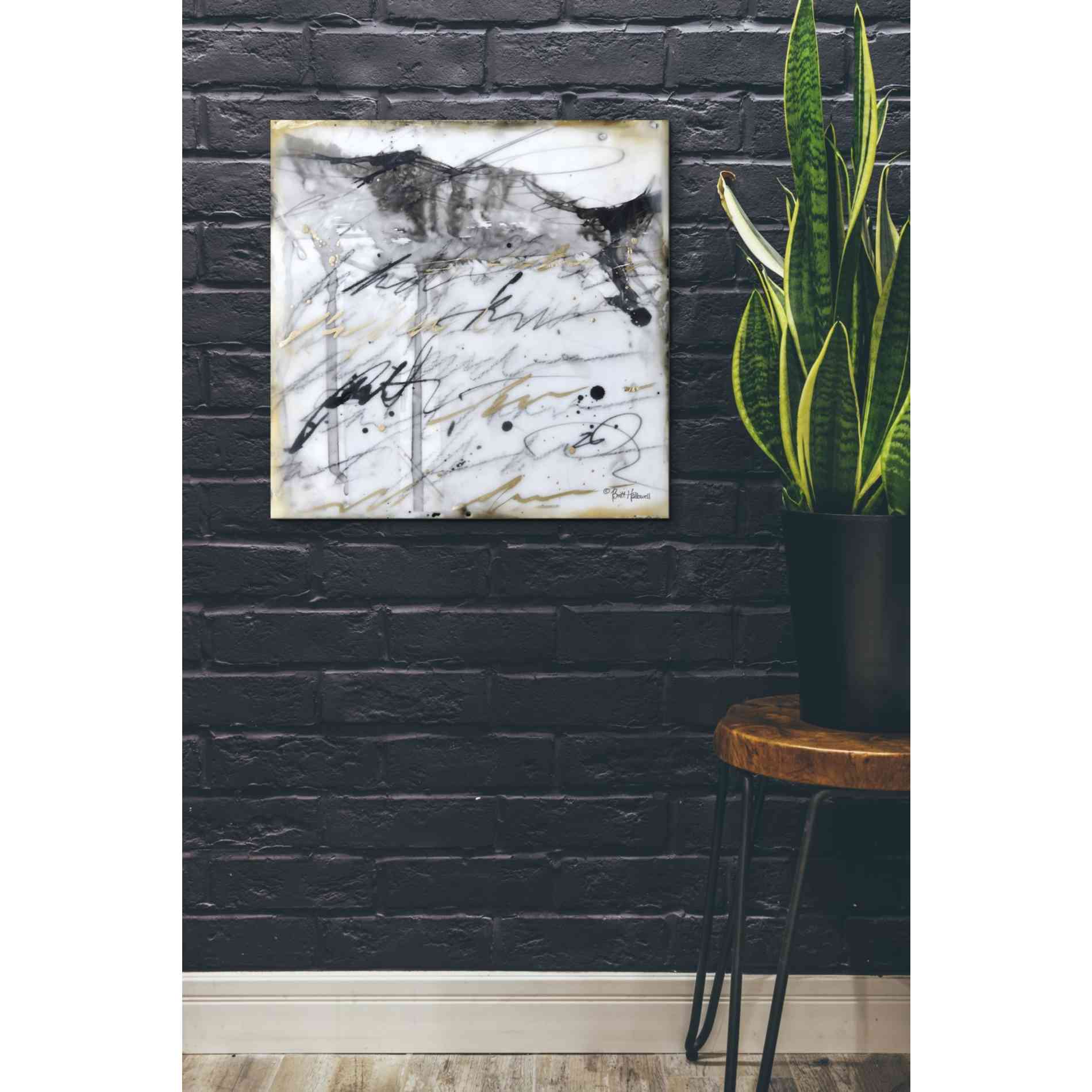 'The World is Calling' by Britt Hallowell, Canvas Wall Art,26 x 26