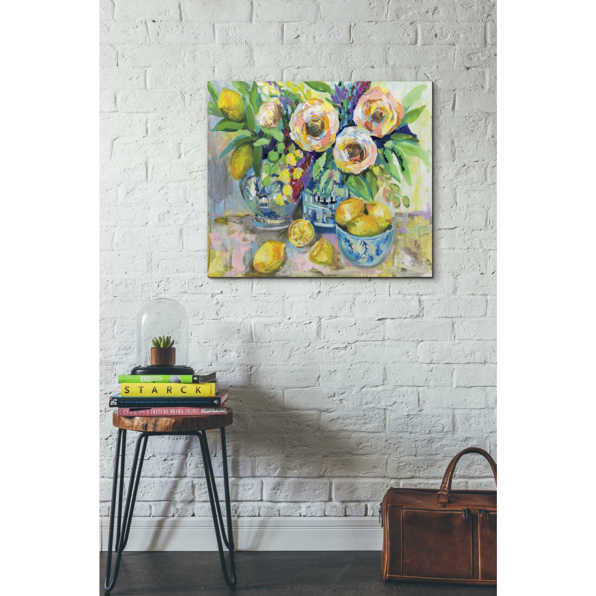 "Afternoon Lemonade" by Jeanette Vertentes, Giclee Canvas Wall Art