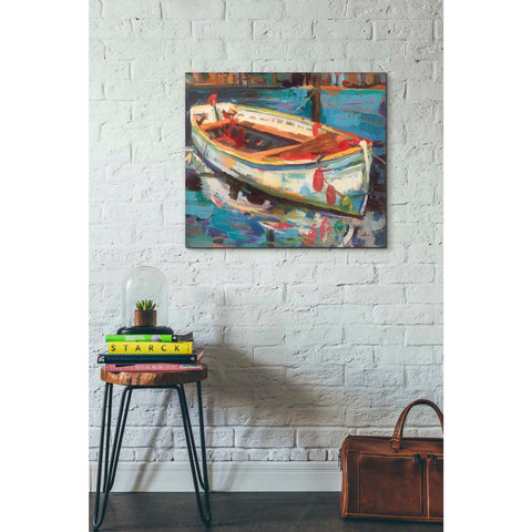 Image of "Solo Boat" by Jeanette Vertentes, Giclee Canvas Wall Art
