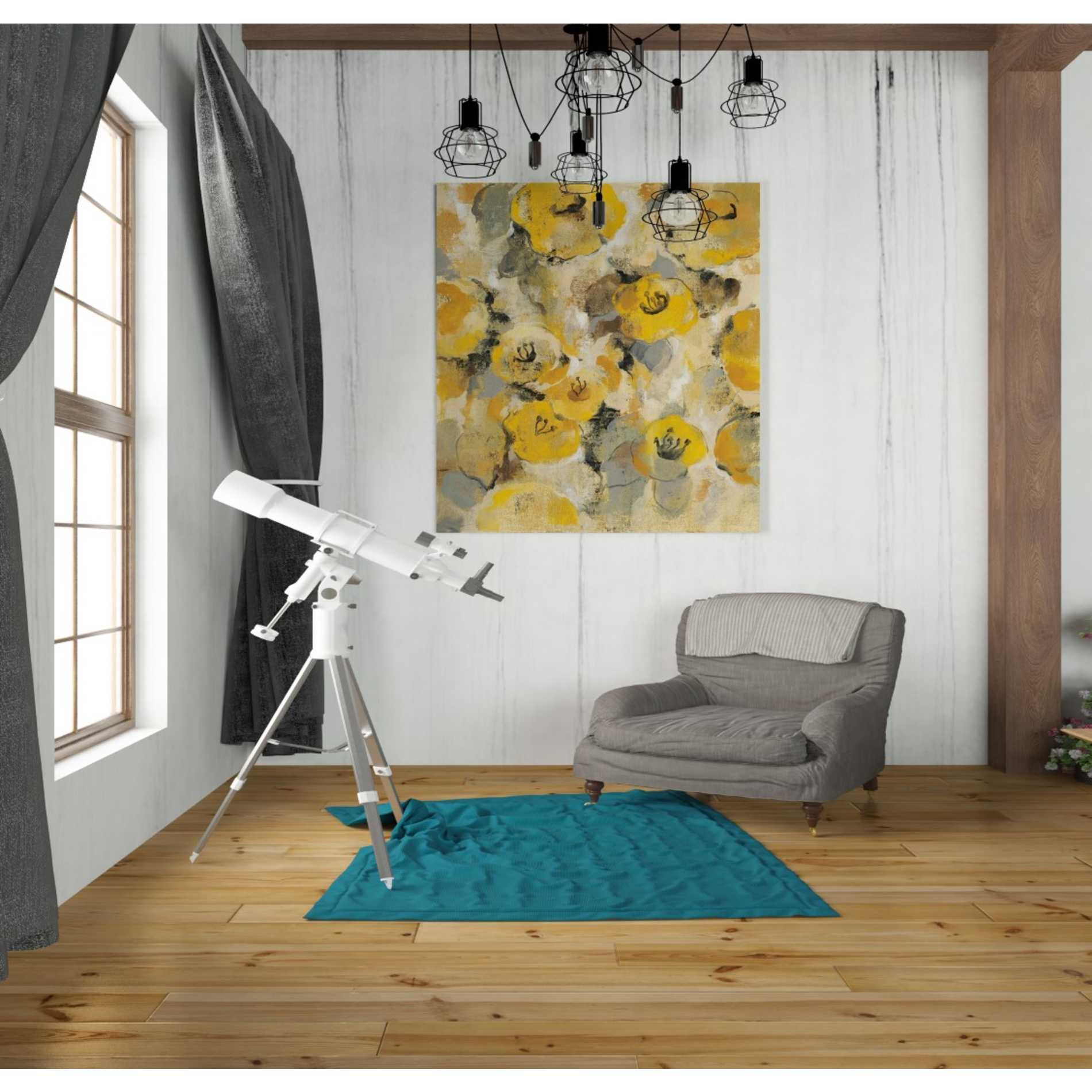 "Yellow Floral II" by Silvia Vassileva, Canvas Wall Art,26 x 30