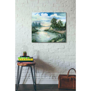 'Cerulean Sunrise' by Ethan Harper Canvas Wall Art,30 x 26