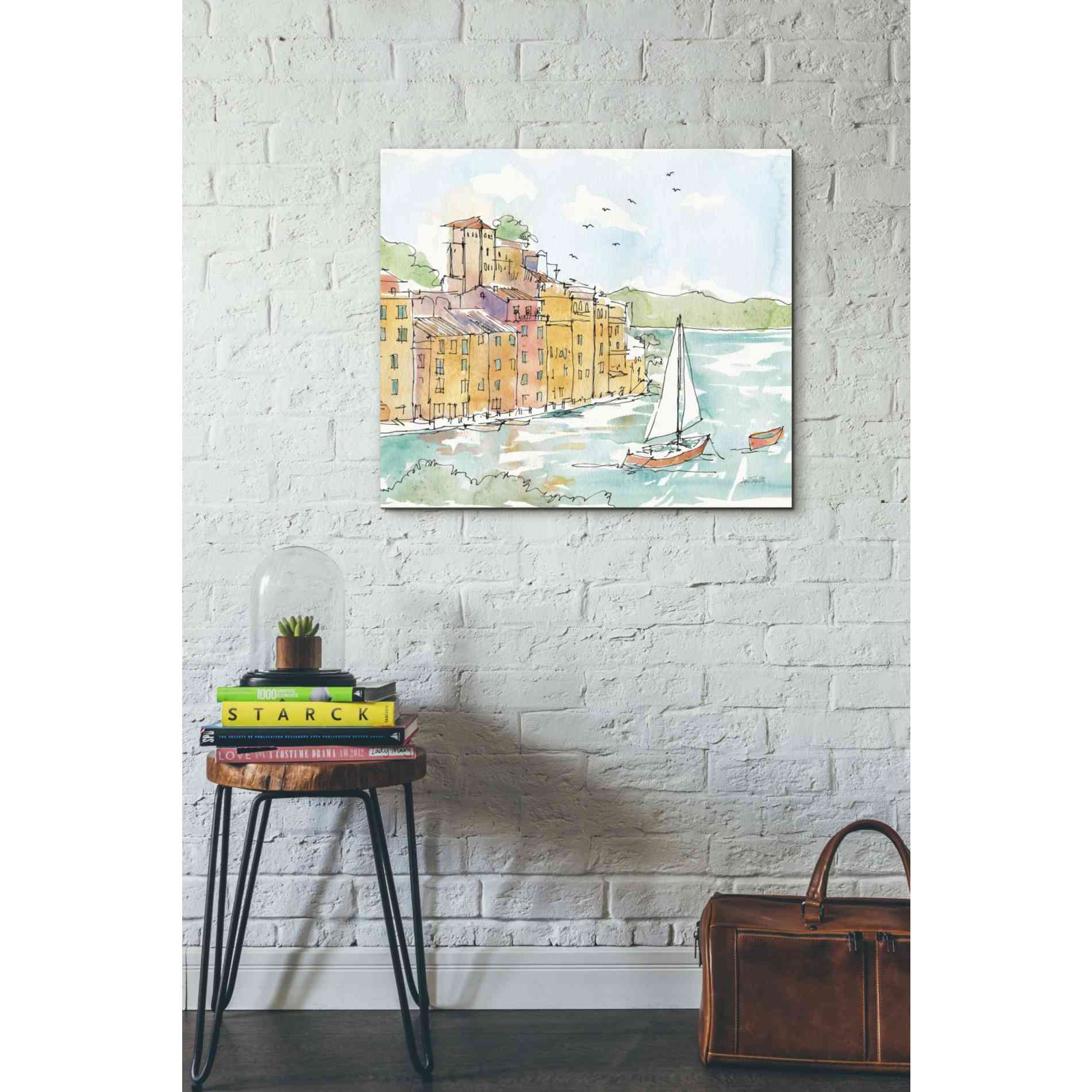 'Portofino II Crop' by Anne Tavoletti, Giclee Canvas Wall Art