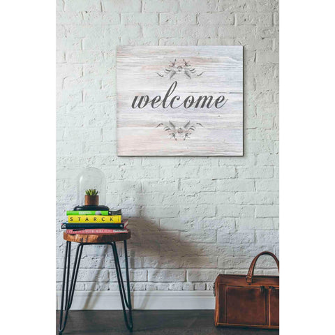 Image of 'Welcome' by Bluebird Barn, Canvas Wall Art,30 x 26