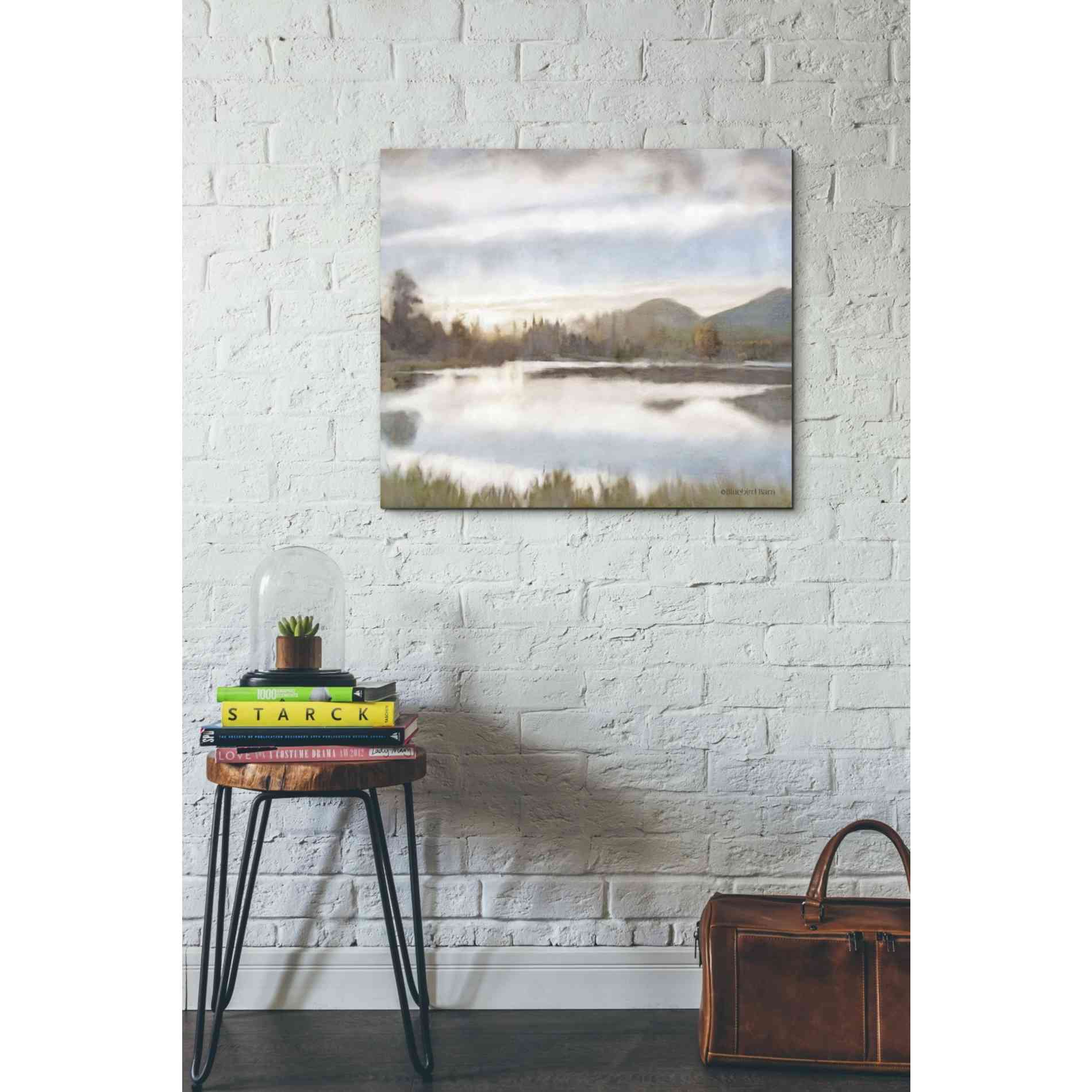 'Lakeview Sunset Landscape' by Bluebird Barn, Canvas Wall Art,30 x 26