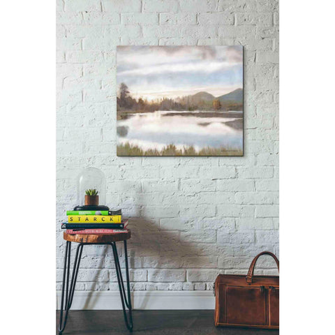 Image of 'Lakeview Sunset Landscape' by Bluebird Barn, Canvas Wall Art,30 x 26