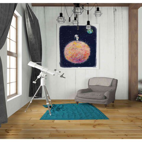 Image of 'Stop and Smell the Moon' by Rachel Nieman, Canvas Wall Art,26 x 30