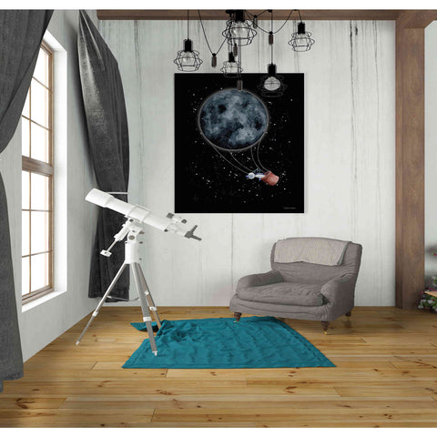 Image of 'Moon Hot Air Balloon' by Rachel Nieman, Canvas Wall Art,26 x 30