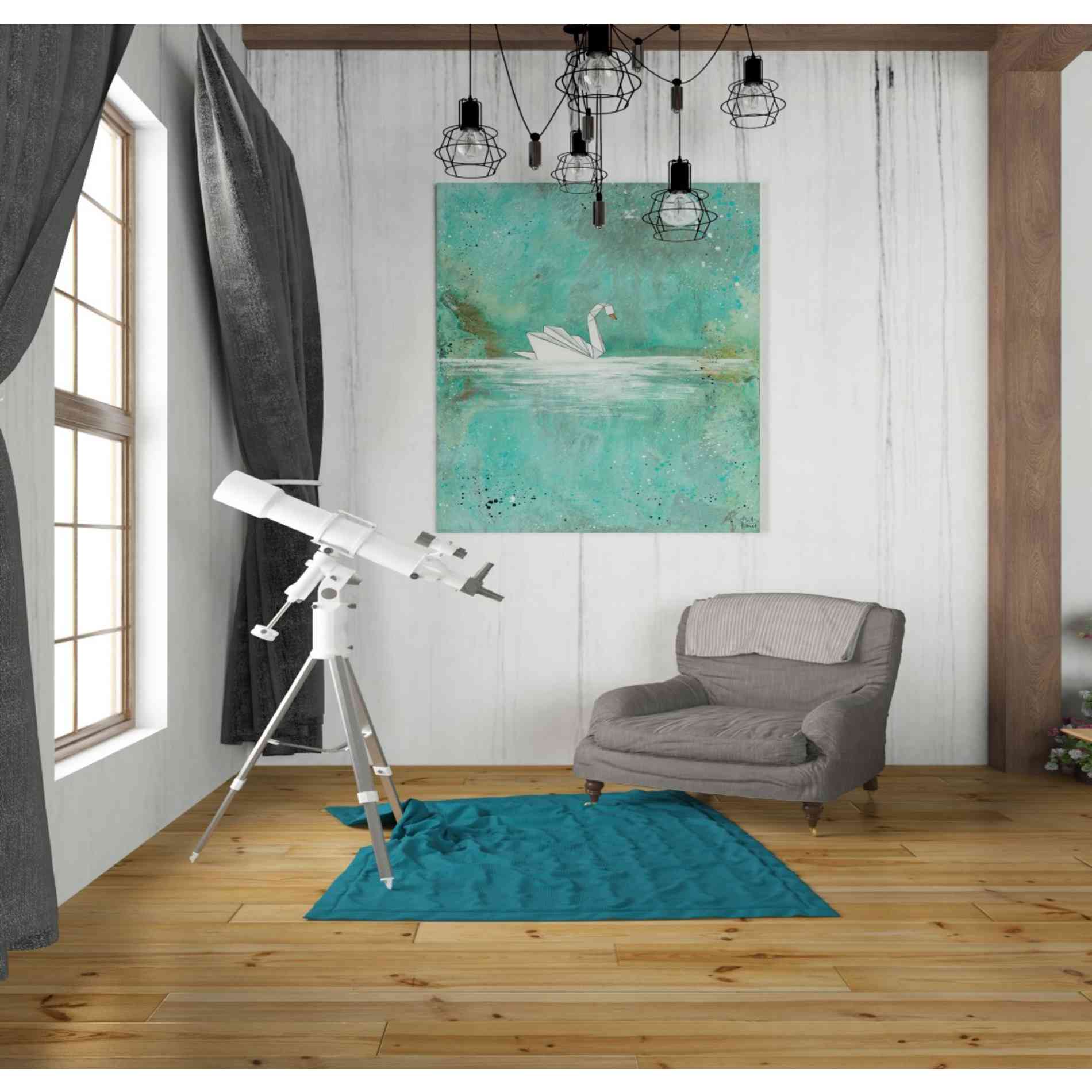 'Serenity Lake' by Britt Hallowell, Canvas Wall Art,26 x 30