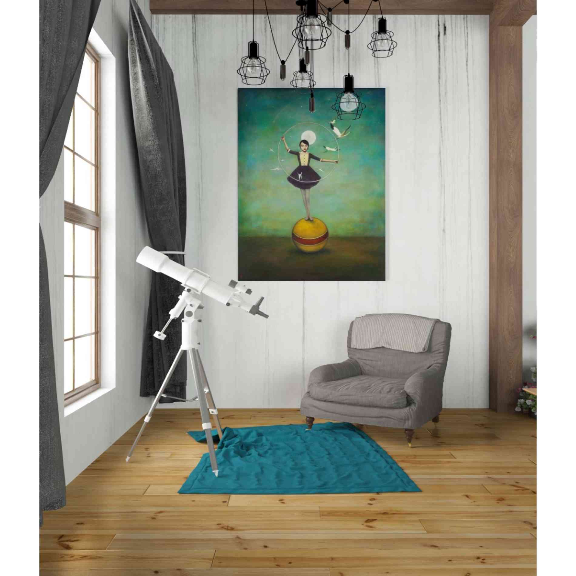 'Luna's Circle' by Duy Huynh, Giclee Canvas Wall Art