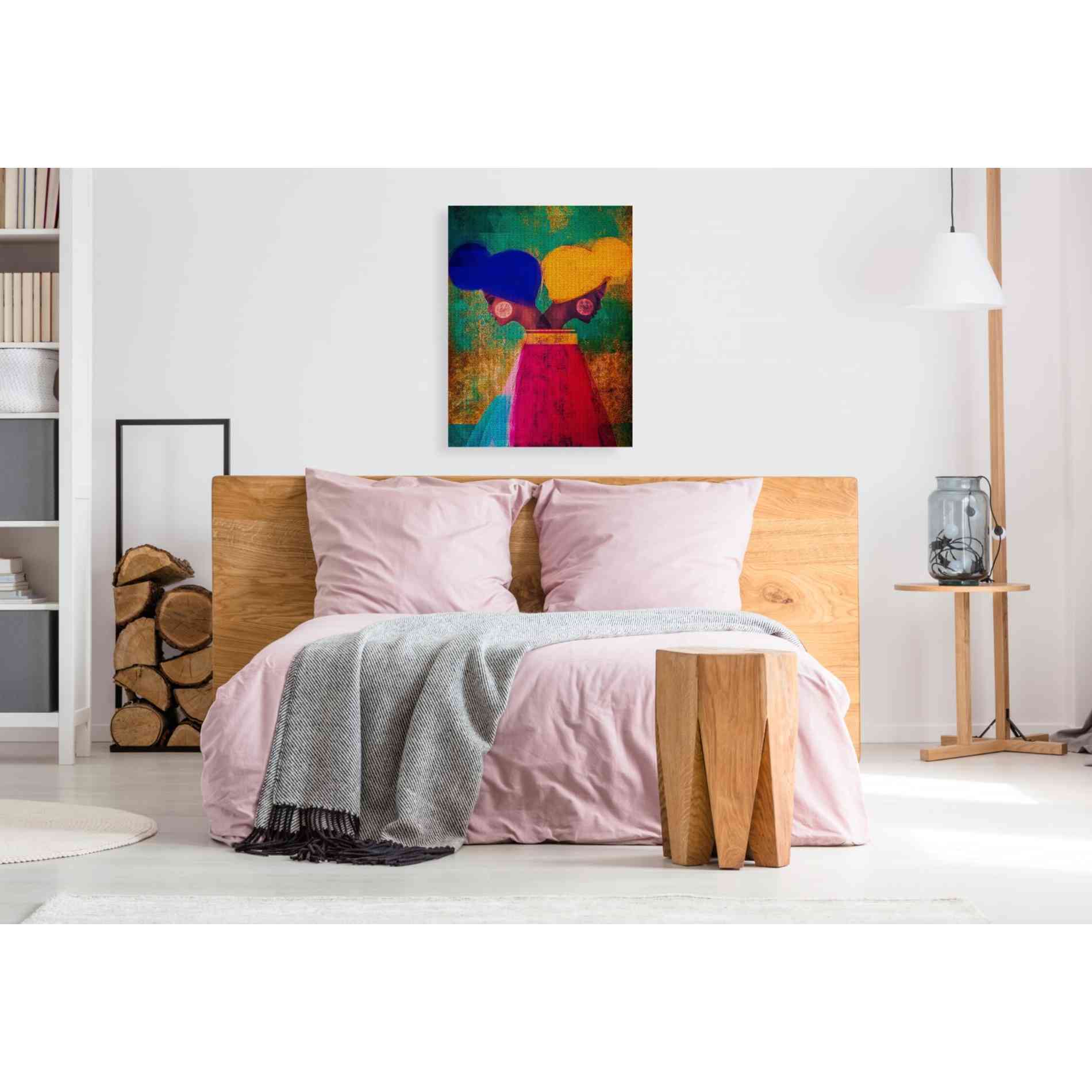'Easy Ease (Vibrant)' by Erin K Robinson, Giclee Canvas Wall Art