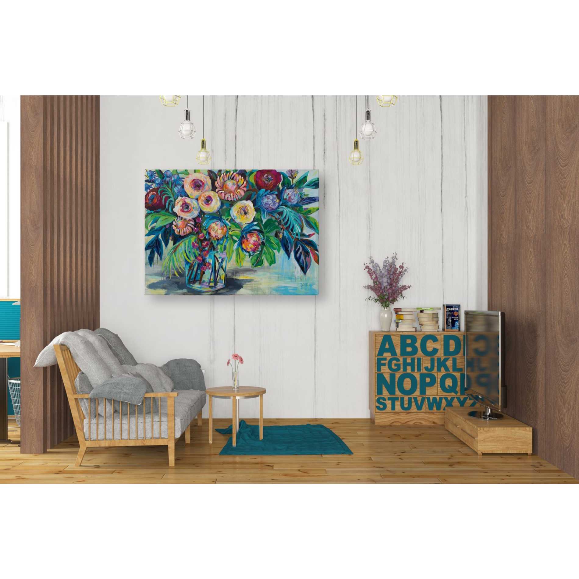 "Key West" by Jeanette Vertentes, Giclee Canvas Wall Art