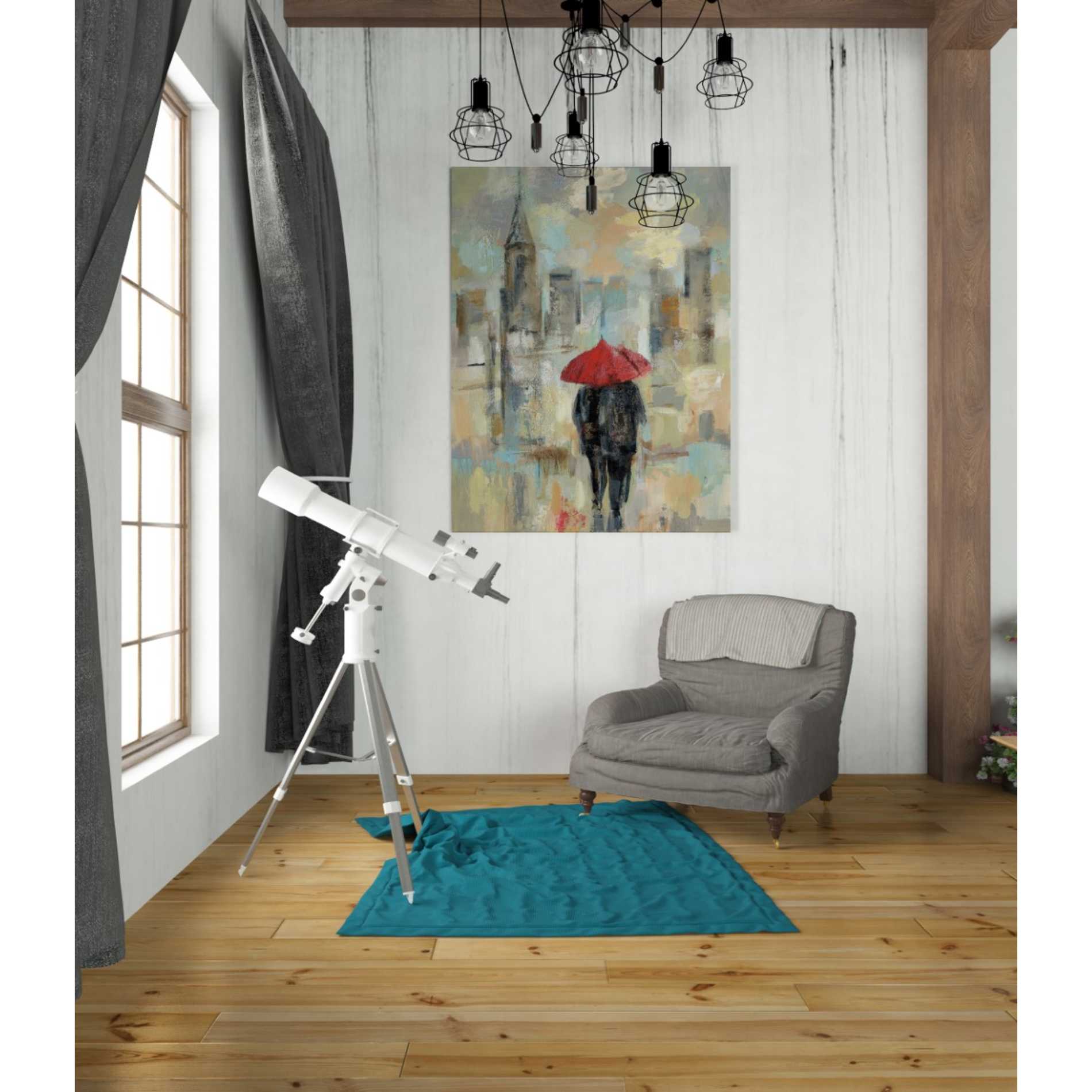 "Rain in the City I" by Silvia Vassileva, Canvas Wall Art,26 x 34