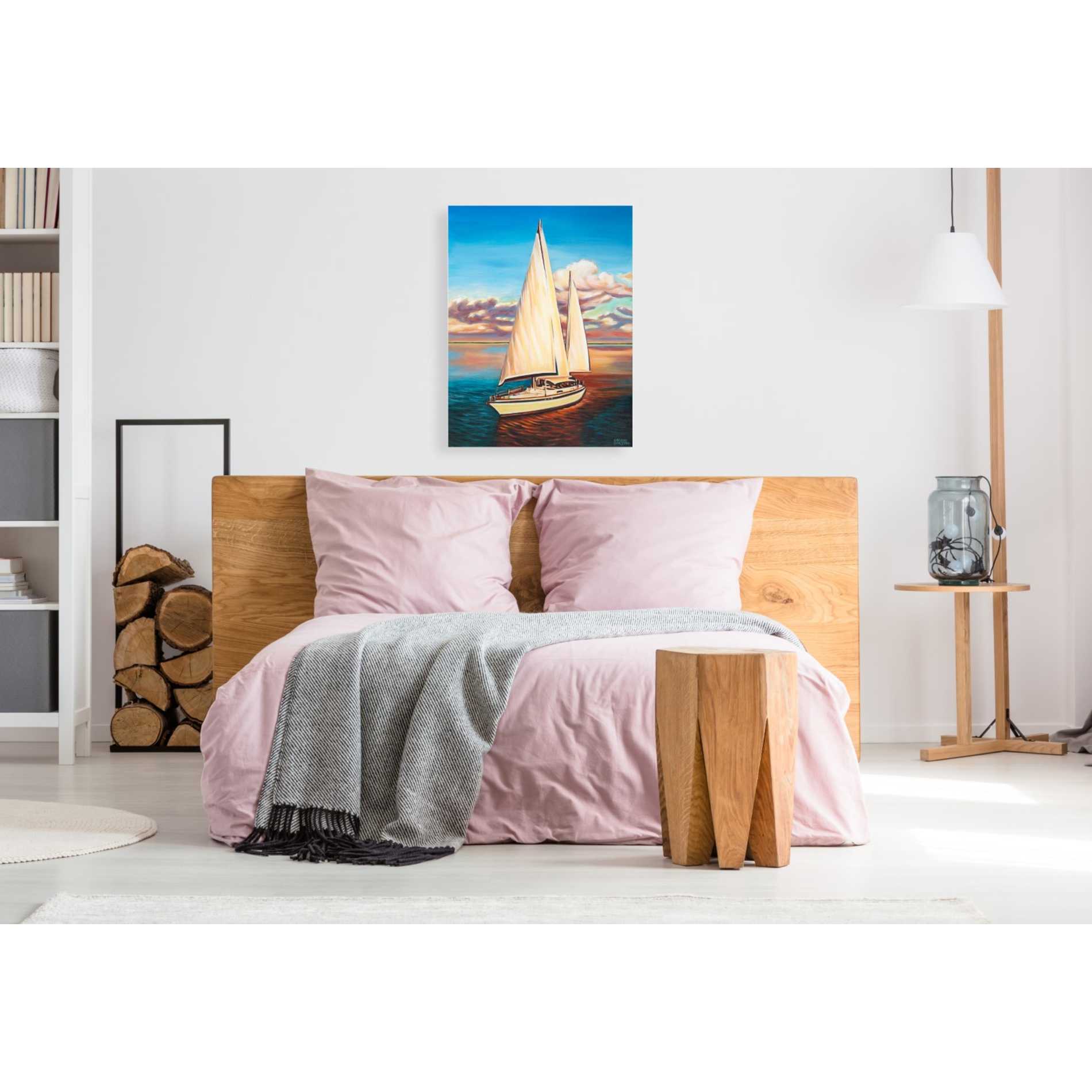 'Sunset Cruise I' by Carolee Vitaletti, Giclee Canvas Wall Art