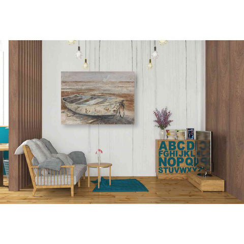 Image of 'Weathered Rowboat I' by Ethan Harper Canvas Wall Art,34 x 26