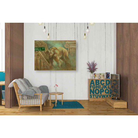 Image of 'Bear Market' by Ethan Harper Canvas Wall Art,34 x 26
