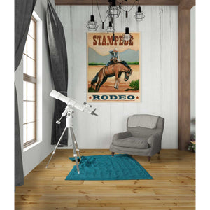 'Stampede Rodeo' by Ethan Harper Canvas Wall Art,26 x 34
