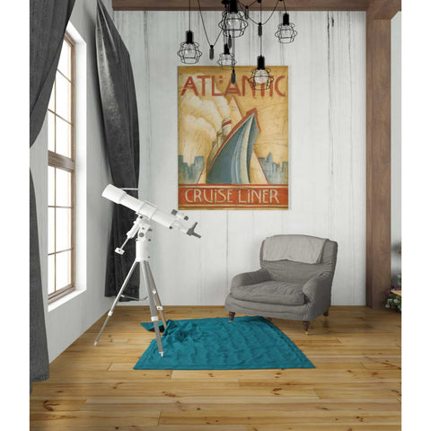 Image of 'Atlantic Cruise Liner' by Ethan Harper Canvas Wall Art,26 x 34