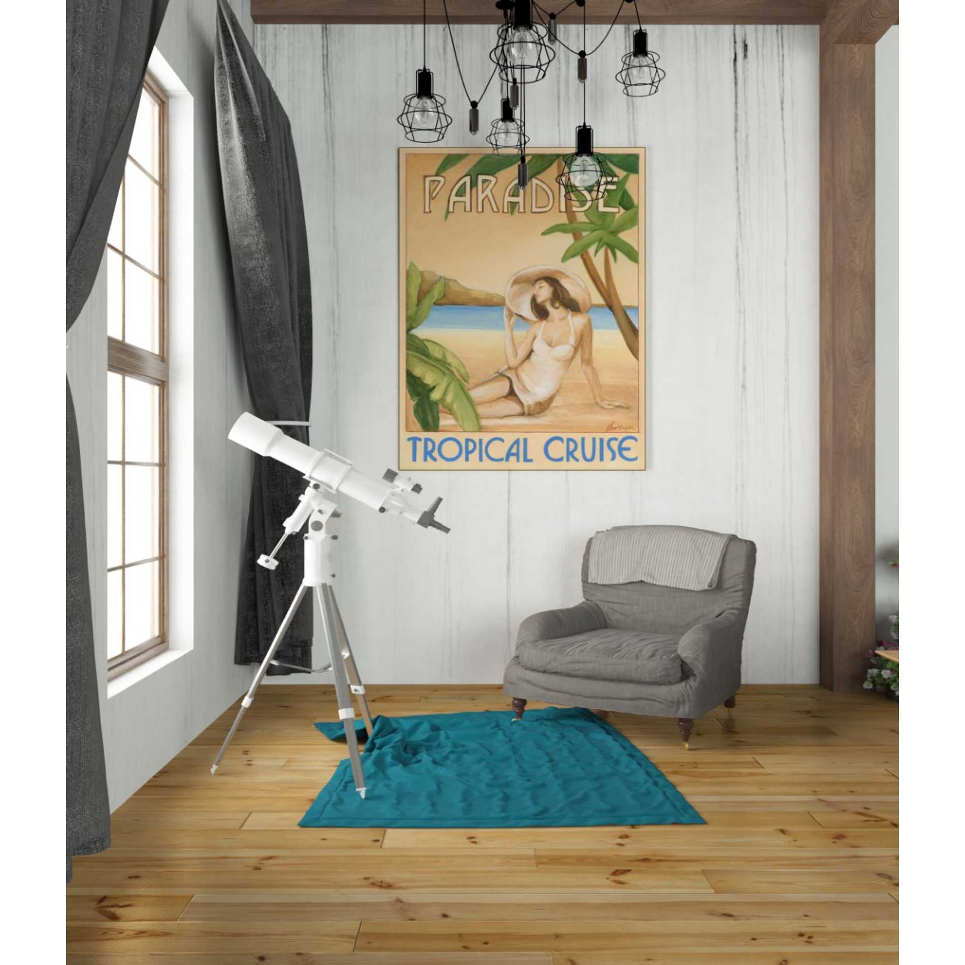 'Paradise' by Ethan Harper Canvas Wall Art,26 x 34