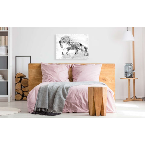 Image of 'Beautiful Floral Horse 1-4' by Irena Orlov, Canvas Wall Art,34 x 26