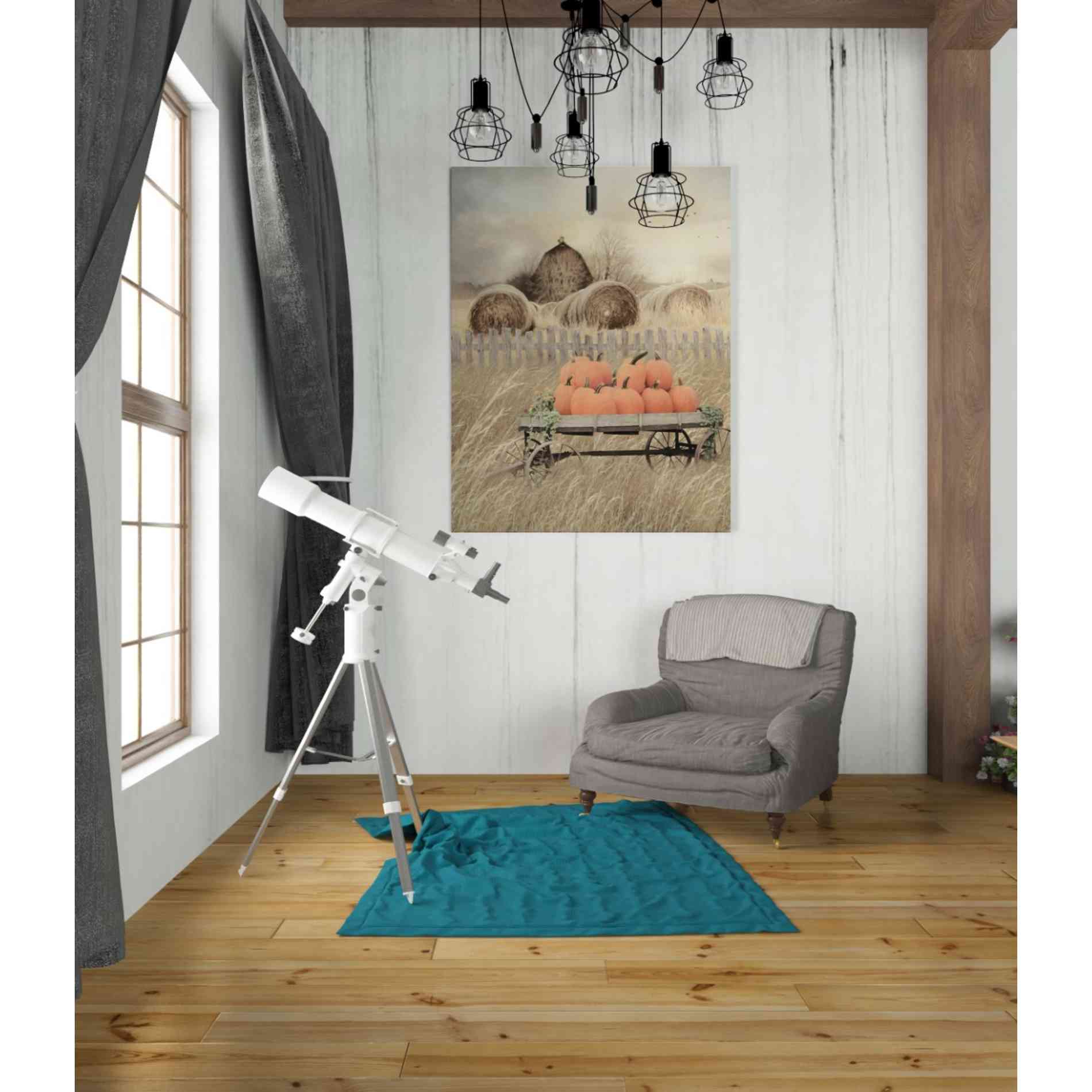 'Pumpkin Harvest' by Lori Deiter, Canvas Wall Art,26 x 34