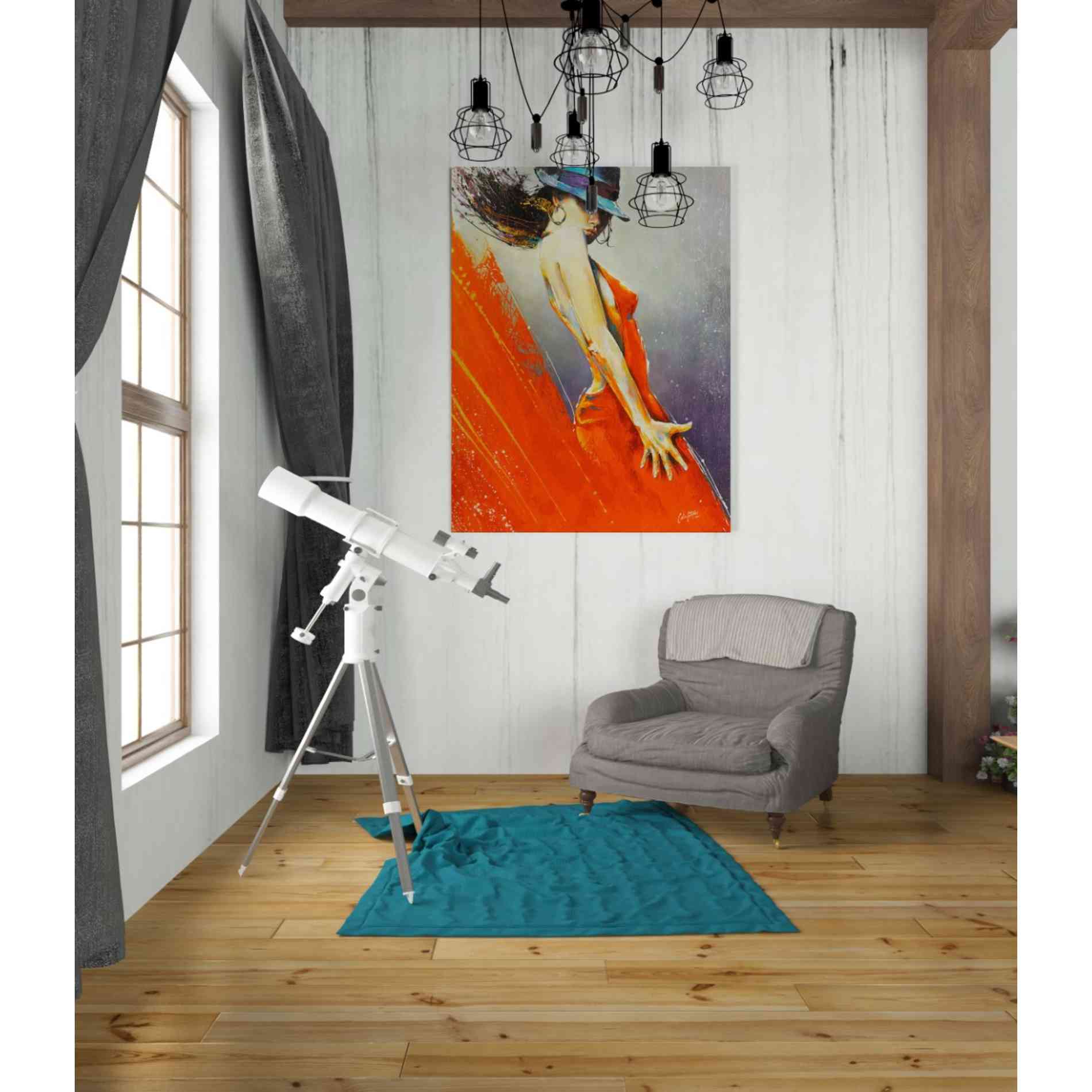 'Rubi' by Colin John Staples, Giclee Canvas Wall Art