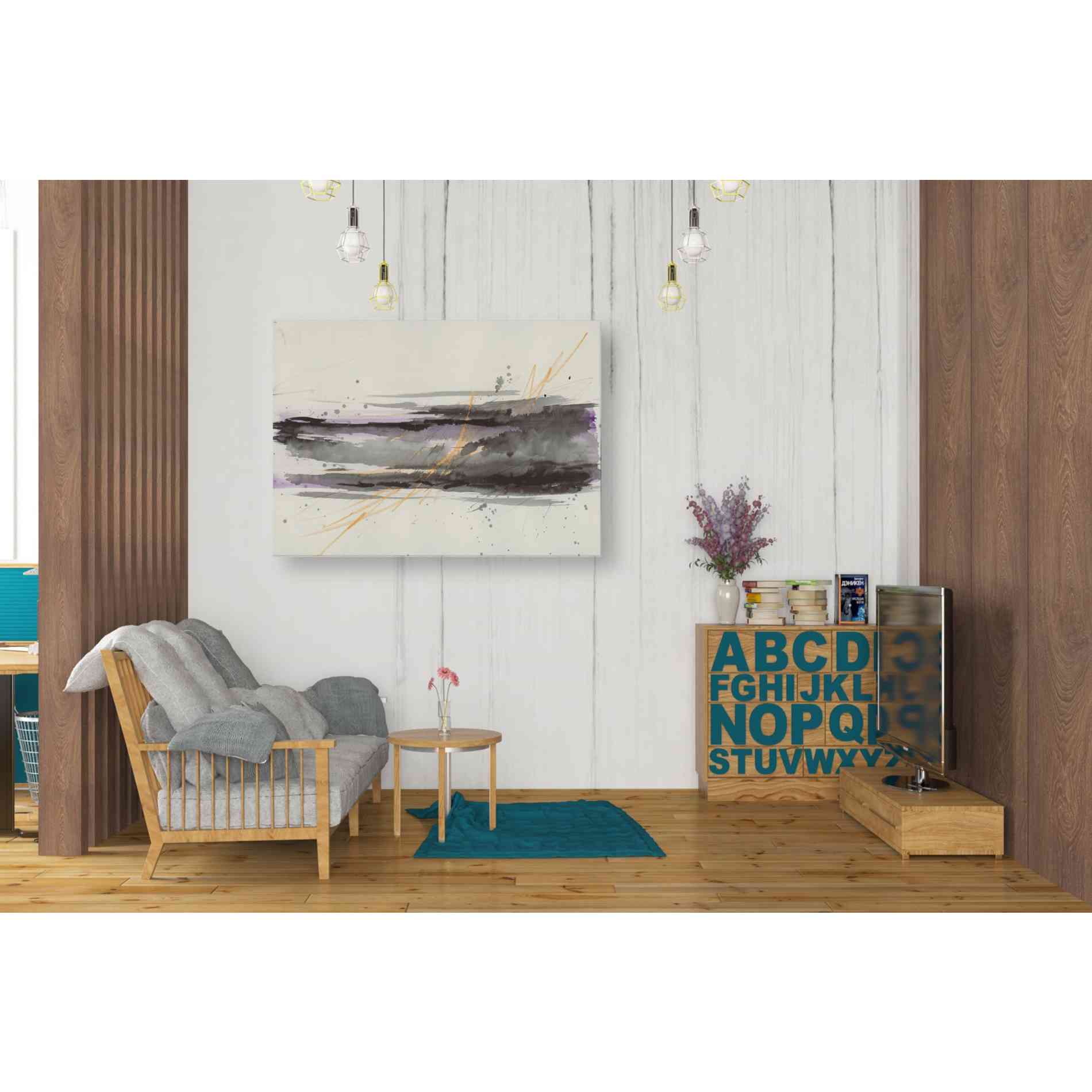 'Simplification Series IV' by Britt Hallowell, Canvas Wall Art,34 x 26