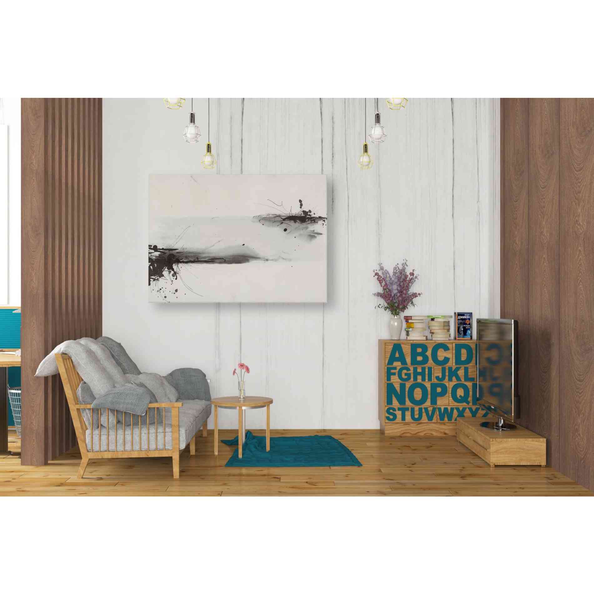 'Simplification Series VIII' by Britt Hallowell, Canvas Wall Art,34 x 26