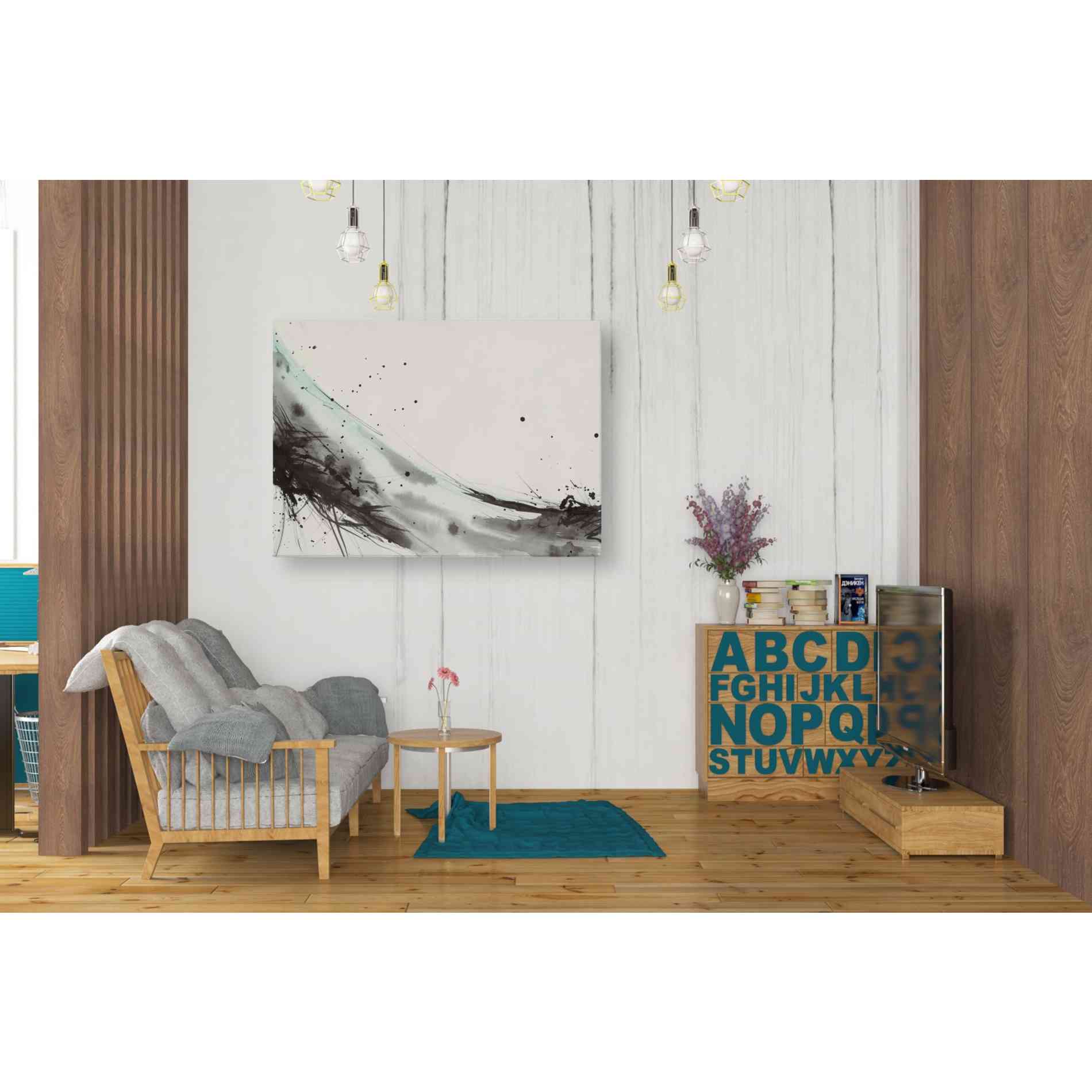 'Simplification Series VII' by Britt Hallowell, Canvas Wall Art,34 x 26