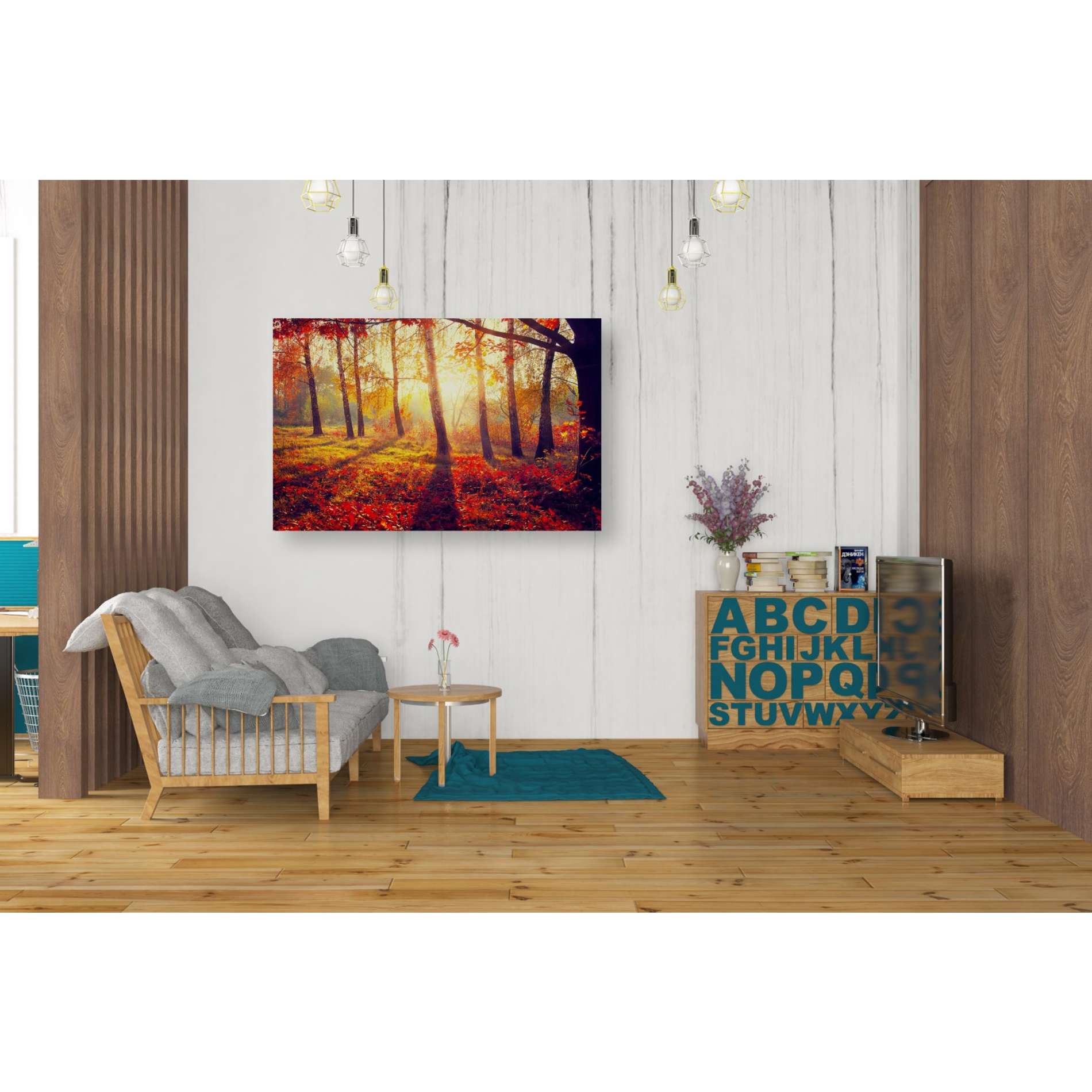 'Golden Afternoon' Giclee Canvas Wall Art