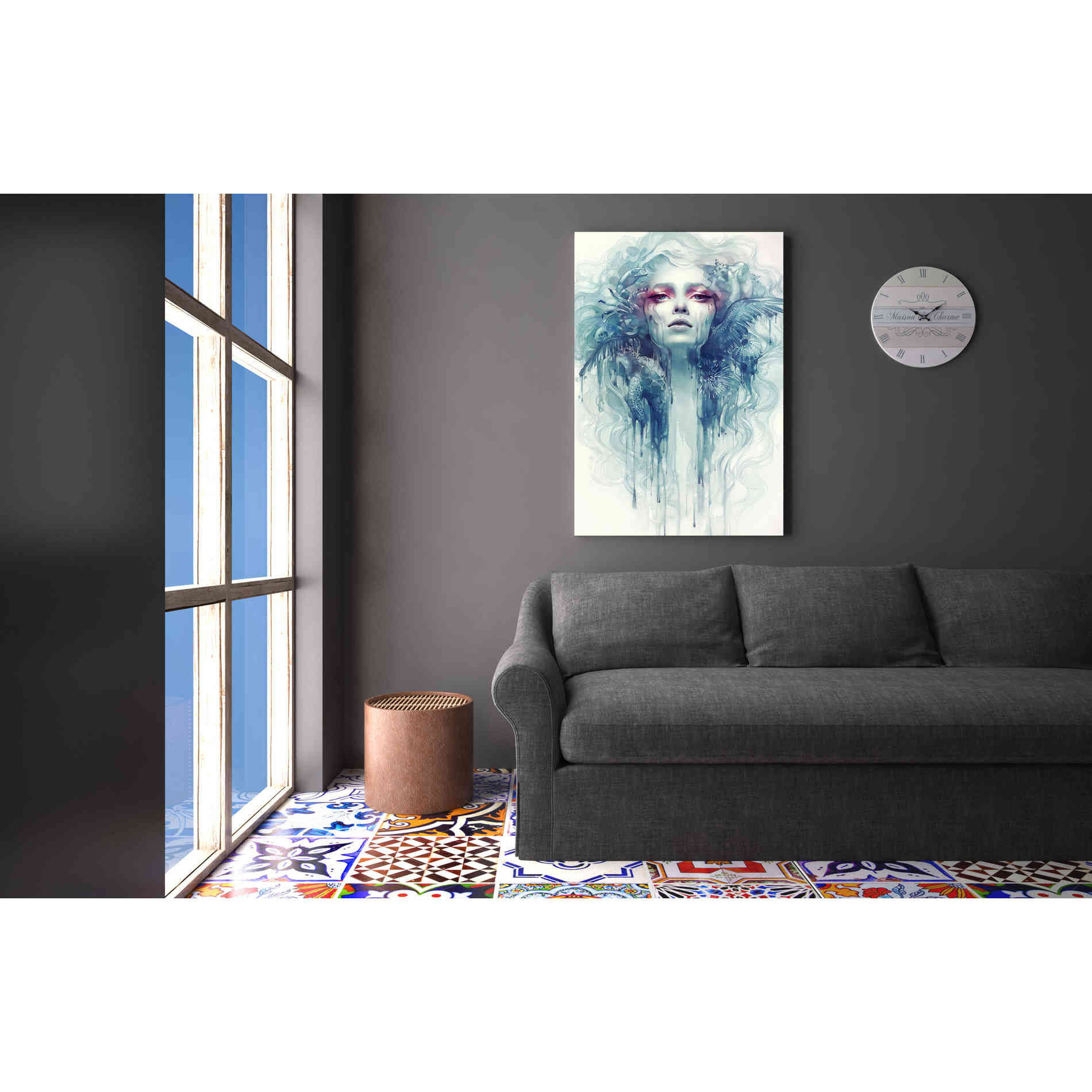 'Oil' by Anna Dittman, Canvas Wall Art,26 x 40