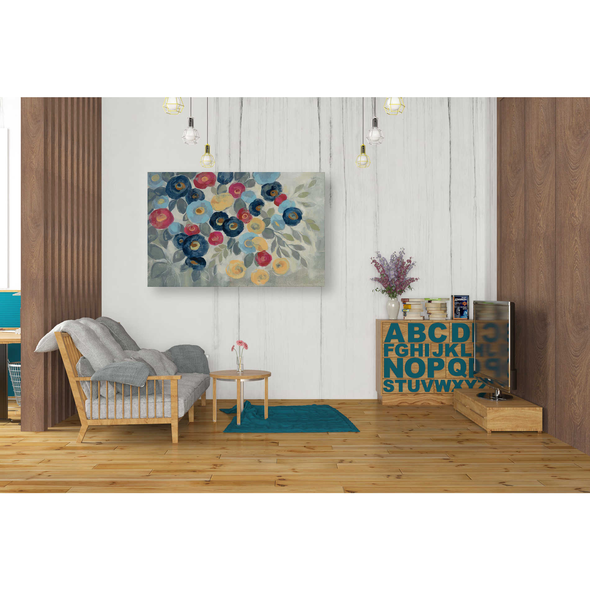 'Winter Flowers I' by Silvia Vassileva, Canvas Wall Art,40 x 26