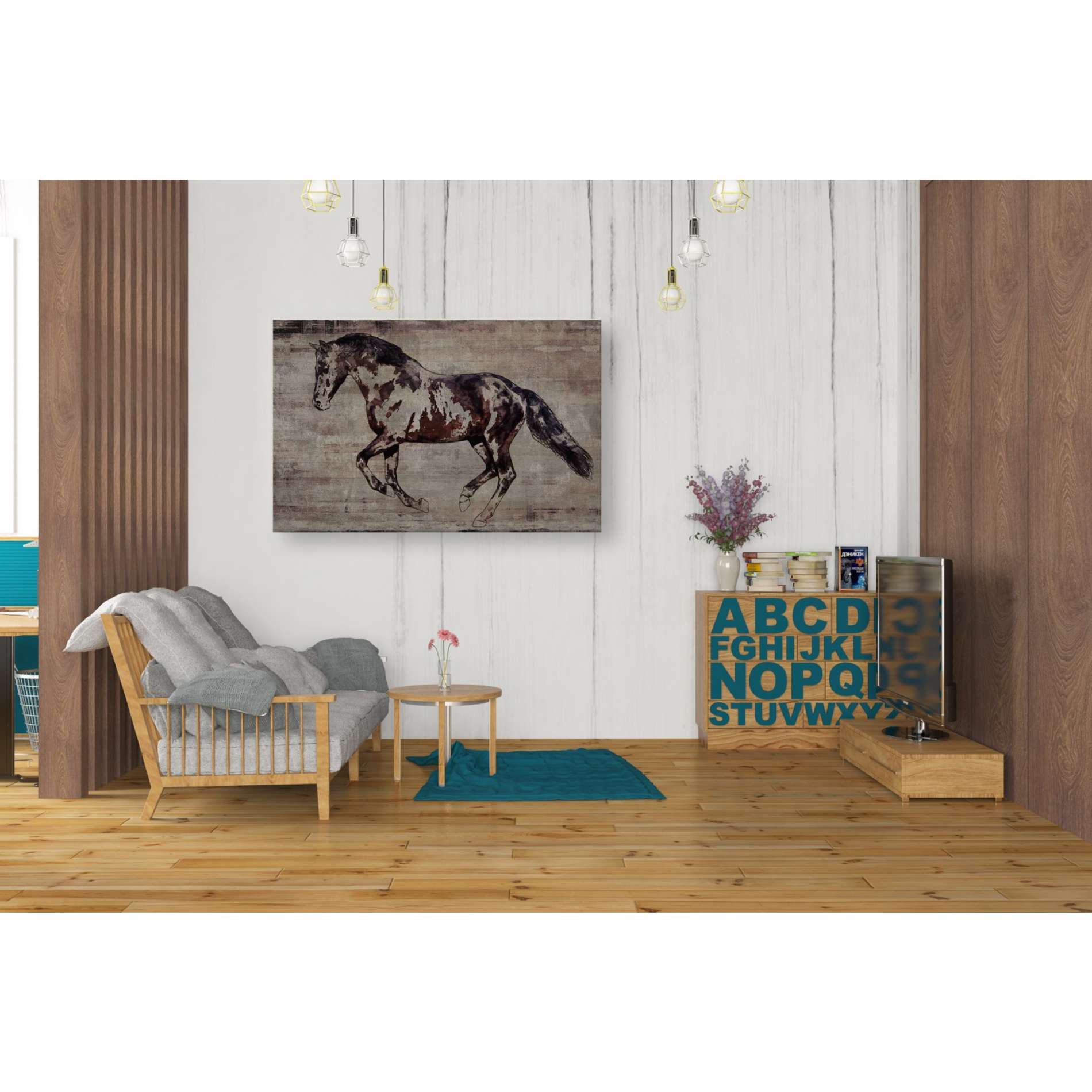 'Trakehner Horse 2' by Irena Orlov, Canvas Wall Art,40 x 26