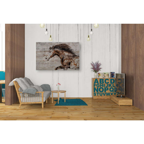 Image of 'WILD HORSE RUNNING 4' by Irena Orlov, Canvas Wall Art,40 x 26