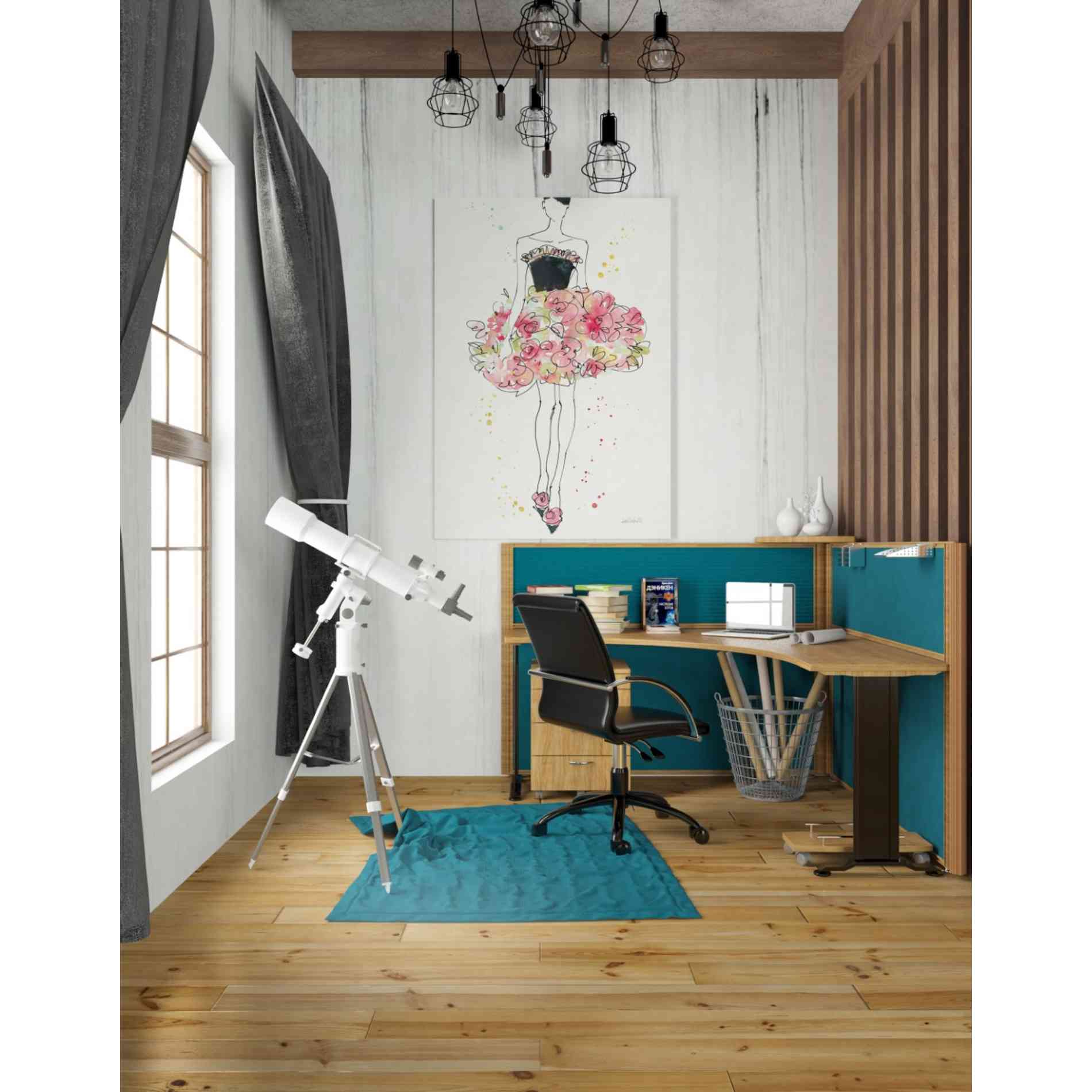 'Floral Fashion II' by Anne Tavoletti, Canvas Wall Art,26 x 40