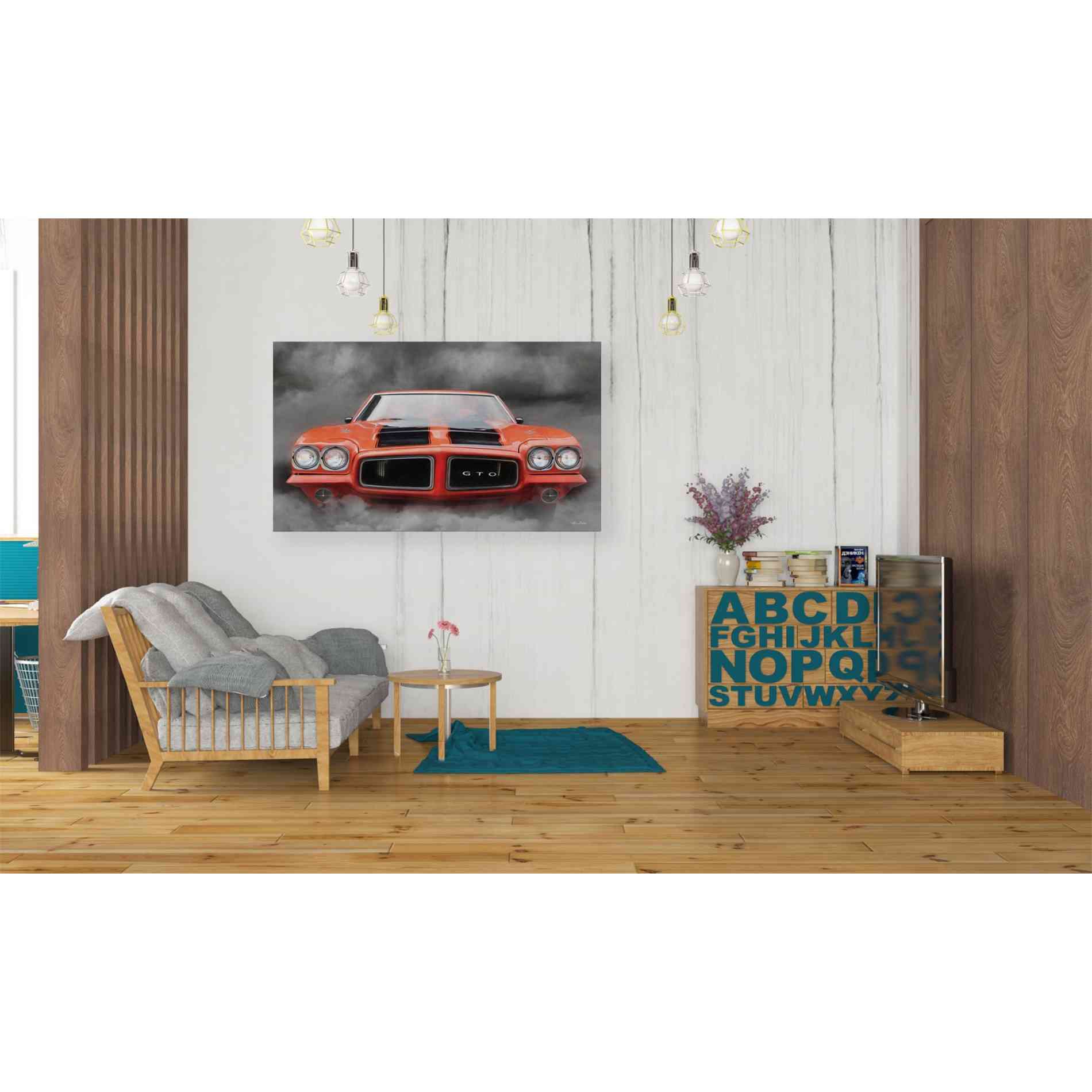 'Burn Out' by Lori Deiter, Canvas Wall Art,40 x 26