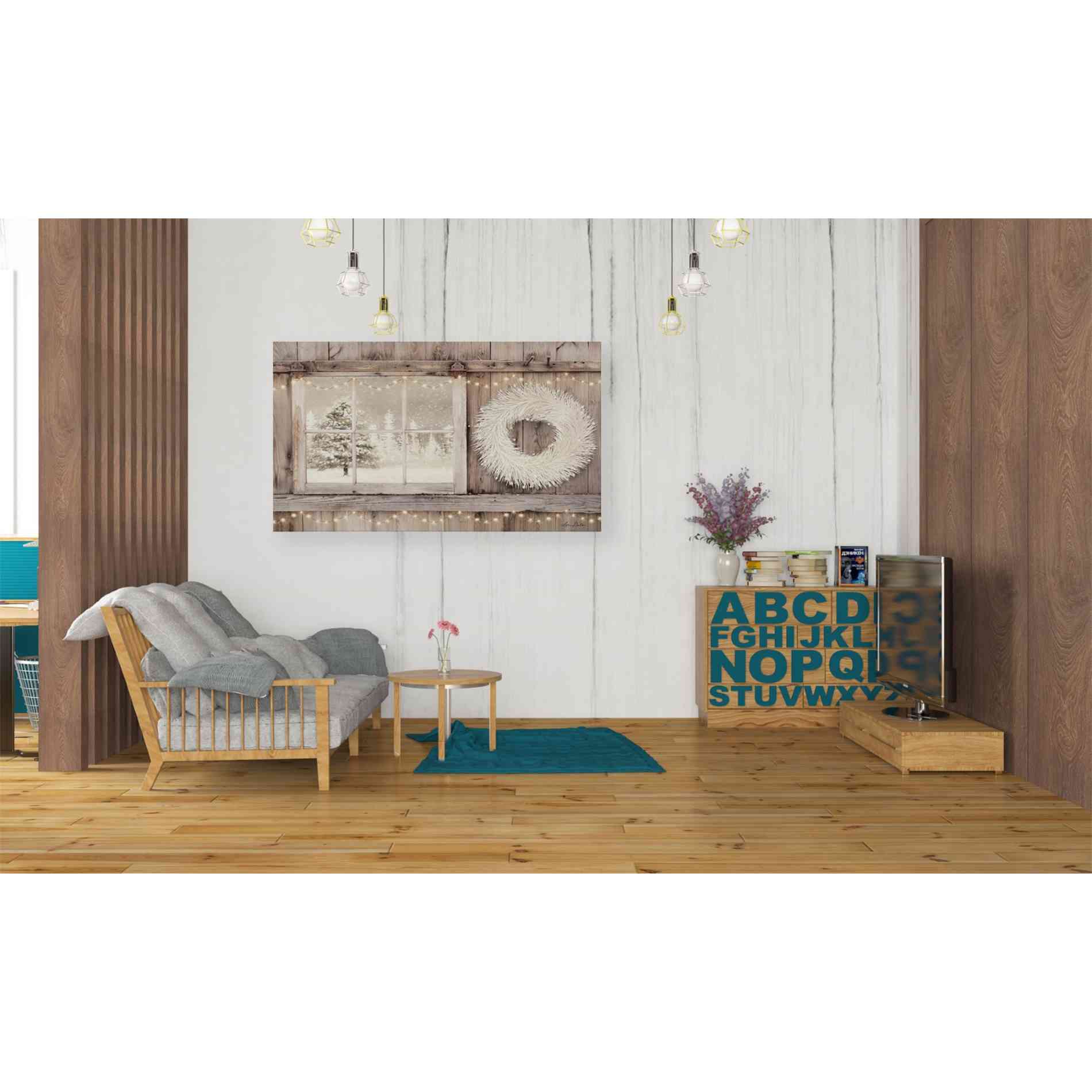 'Winter White View' by Lori Deiter, Canvas Wall Art,40 x 26