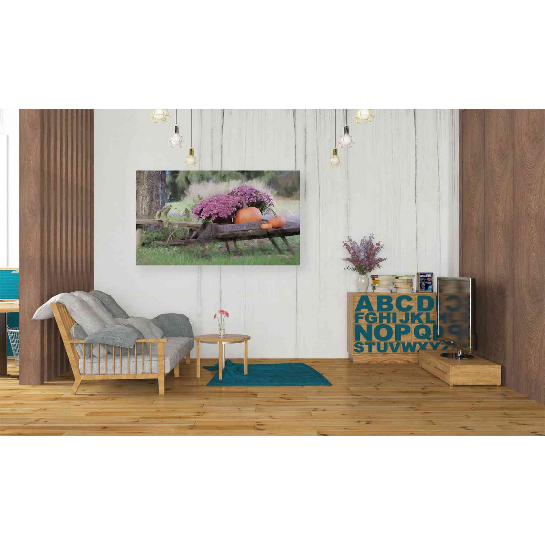 'Fall Display' by Lori Deiter, Canvas Wall Art,40 x 26