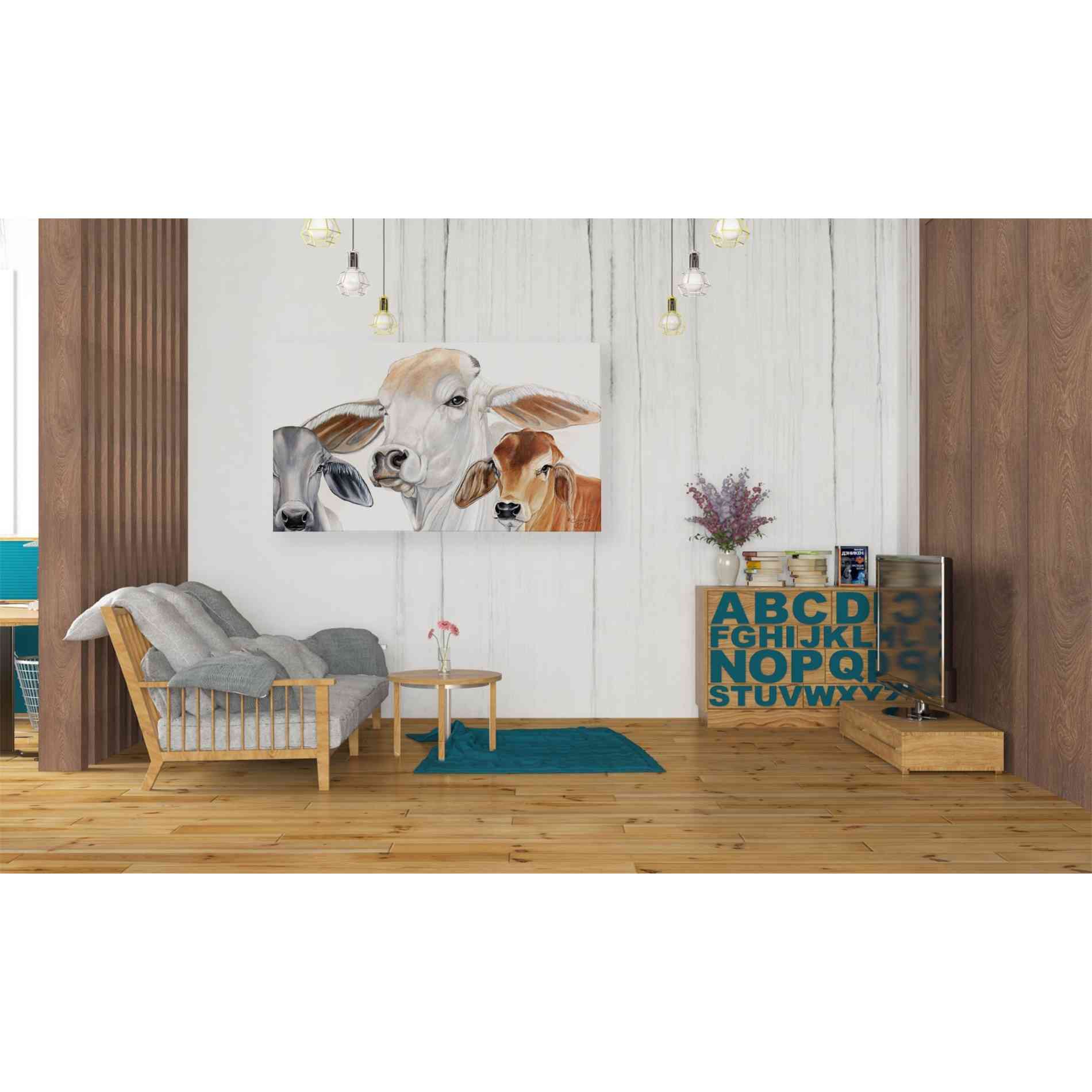 'Ranch Life' by Diane Fifer, Giclee Canvas Wall Art