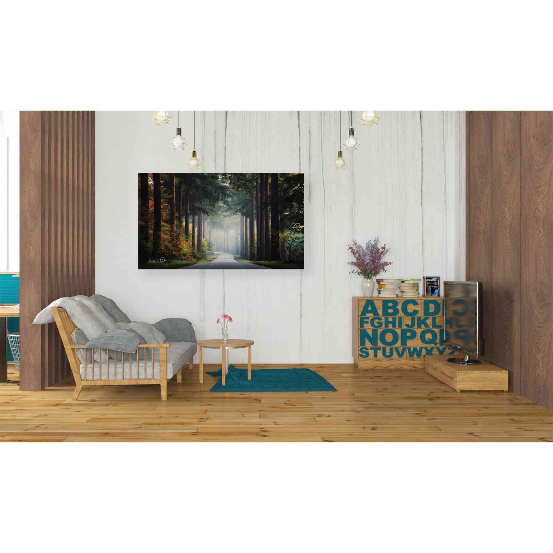 'Mysterious Roads' by Martin Podt, Canvas Wall Art,40 x 26