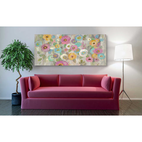 Image of 'Fog and Flowers I' by Silvia Vassileva, Canvas Wall Art,60 x 30