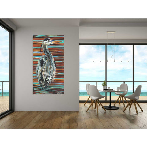 Image of 'Watchful Heron I' by Carolee Vitaletti, Giclee Canvas Wall Art