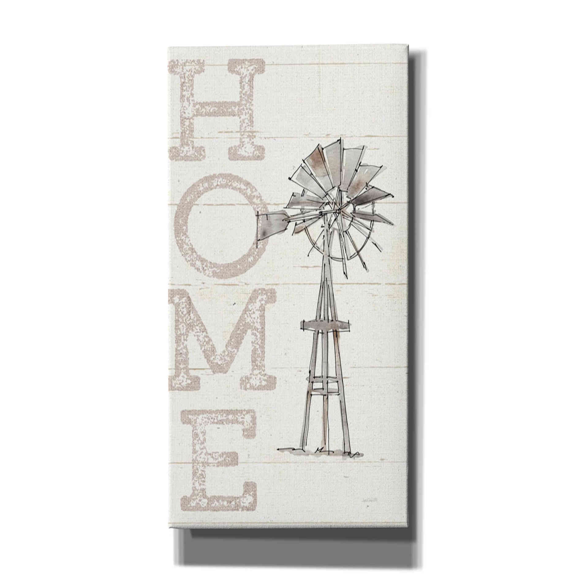 'Farm Memories III Home' by Anne Tavoletti, Canvas Wall Art,30 x 60