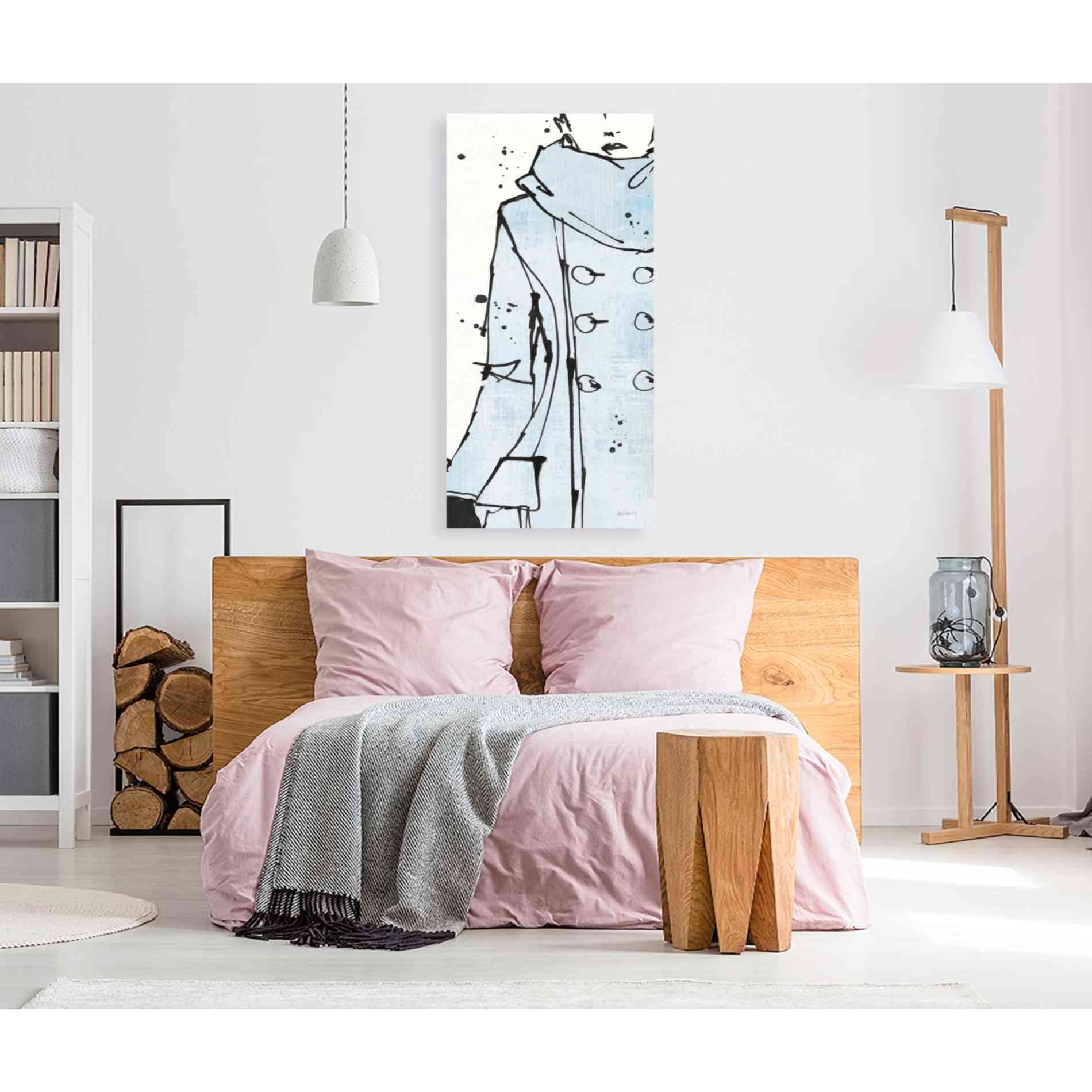 'Fashion Strokes VII Pastel' by Anne Tavoletti, Canvas Wall Art,30 x 60