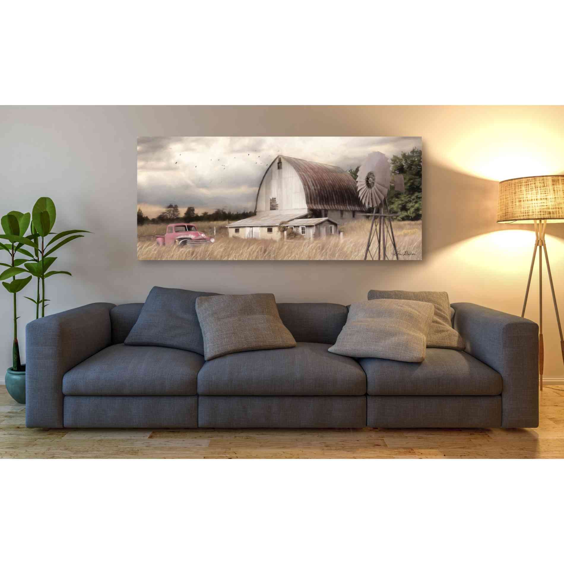 'Henderson Bay Farm' by Lori Deiter, Canvas Wall Art,60 x 30