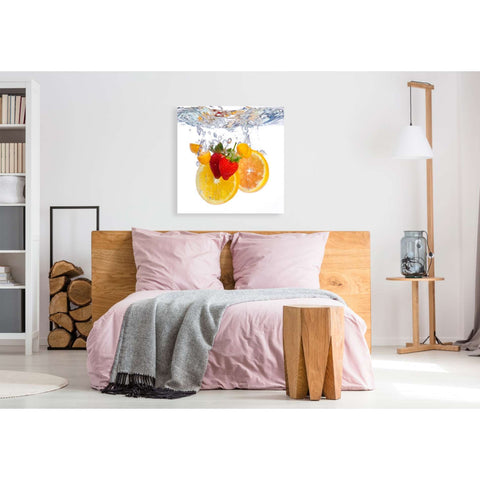 Image of 'Fruit Splash I' Giclee Canvas Wall Art