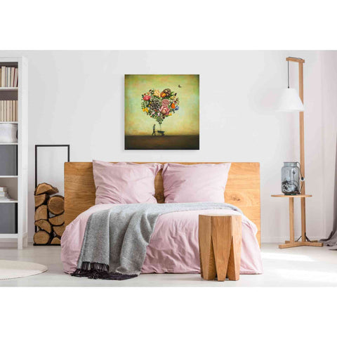 Image of 'Big Heart Botany' by Duy Huynh, Giclee Canvas Wall Art