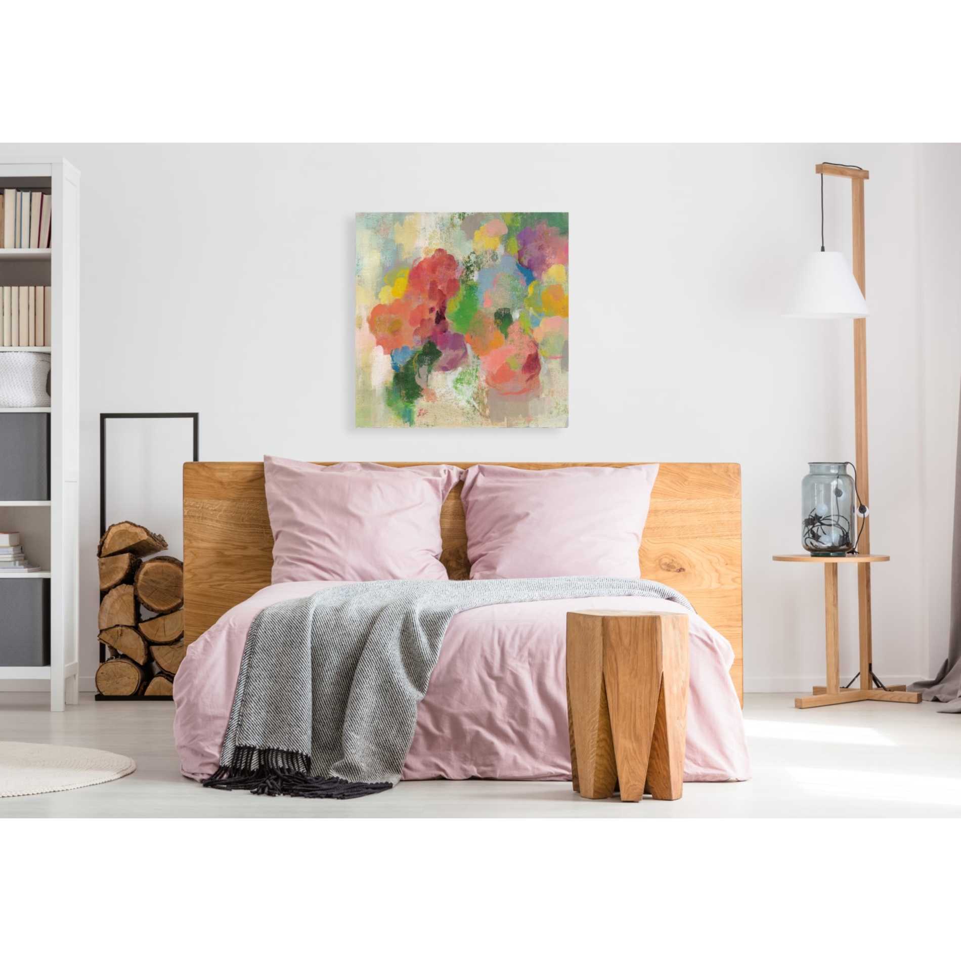 'Colorful Garden III' by Silvia Vassileva, Canvas Wall Art,37 x 37