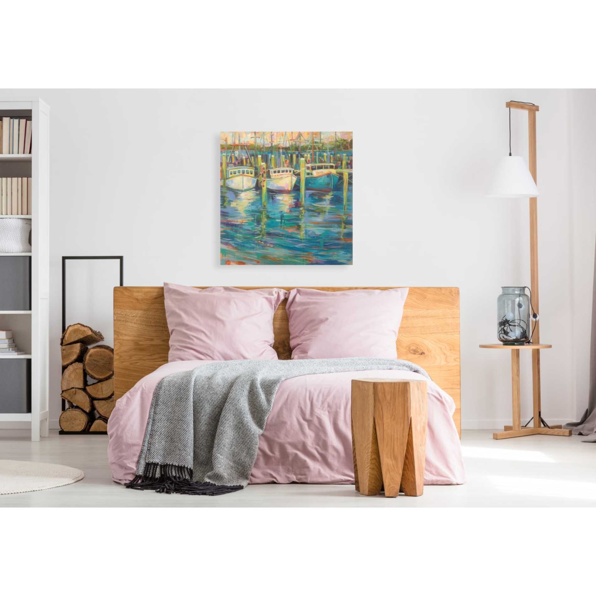 "Trio" by Jeanette Vertentes, Giclee Canvas Wall Art