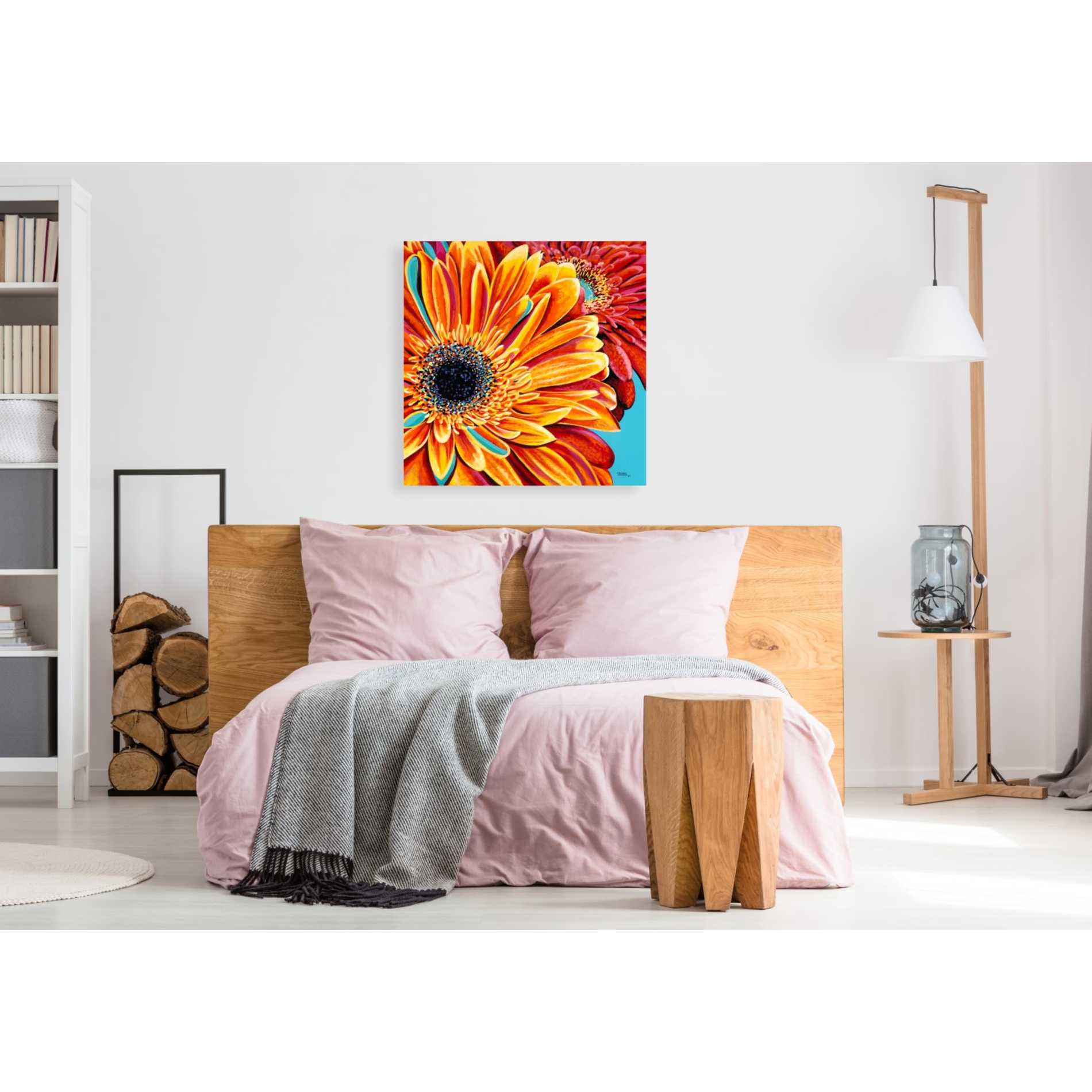 'Color Bursts II' by Carolee Vitaletti, Giclee Canvas Wall Art